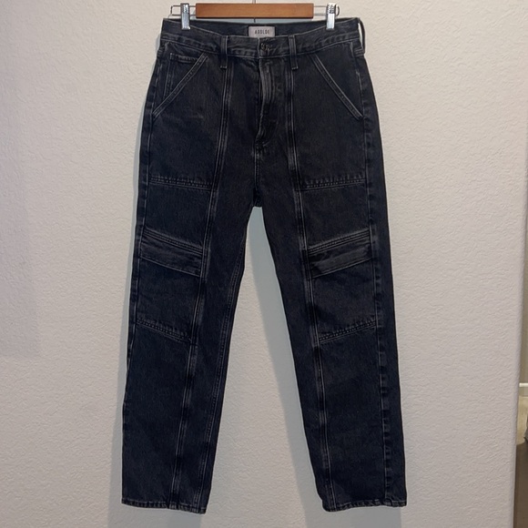 Agolde Black Cooper Cargo Jeans - Picture 3 of 6
